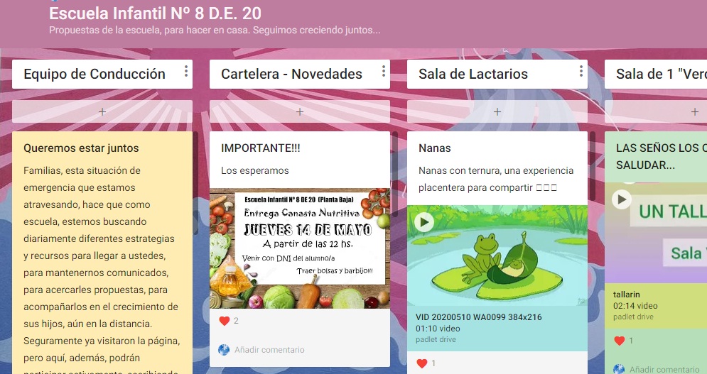 Hacé click para ir a Nuestro Padlet